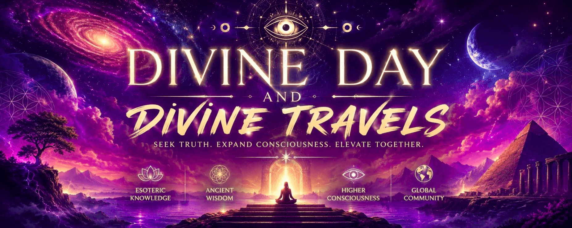 Divine Day and Divine Travels — seek truth, expand consciousness, elevate together